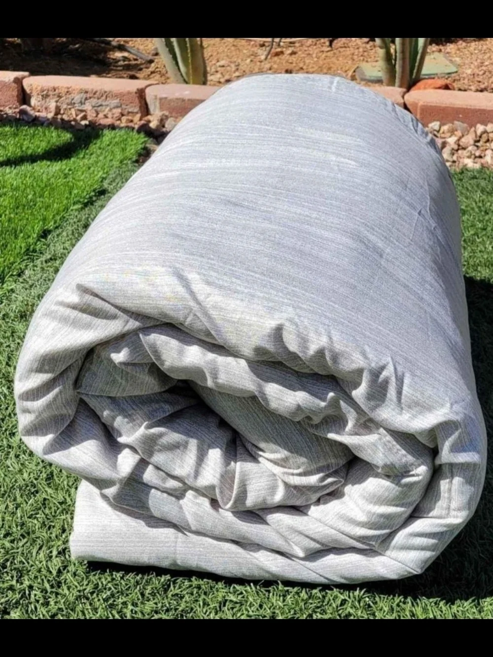Modern Geometric Quilt Cover in Gray and Orange Bed Comforter Queen